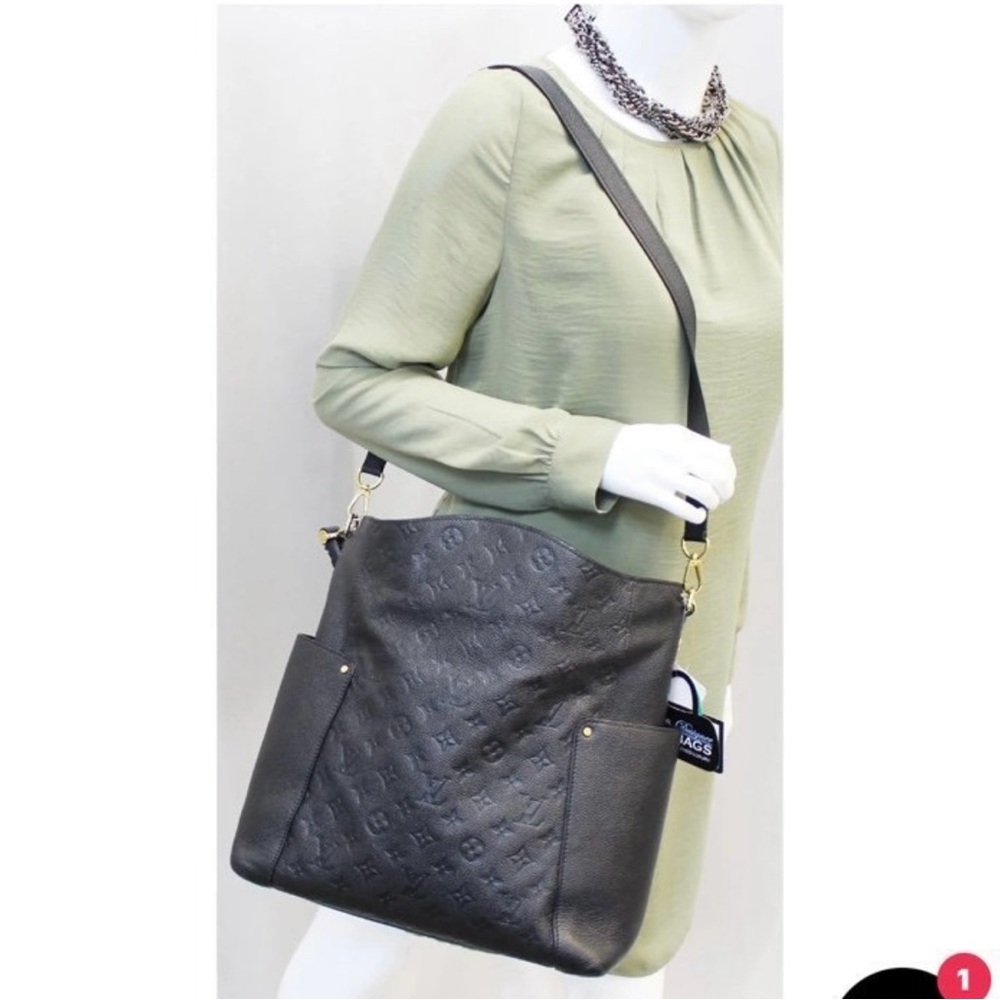 Louis Vuitton Black Bagatelle Hobo Bag - Picture 13 of 14